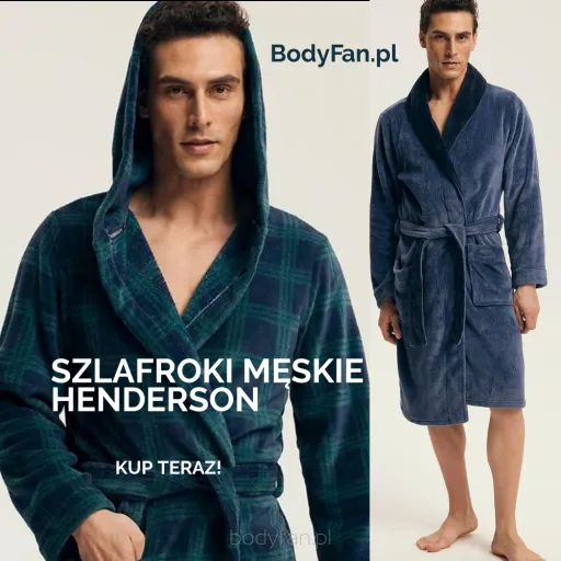 Szlafroki męskie Henderson – elegancja i komfort po domowemu. Jaki model wybrać?