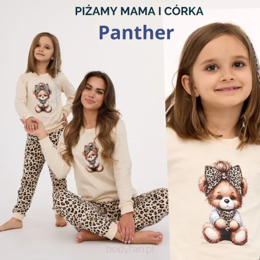 Piżamy Mama i Córka Cornette Panther – modne, wygodne i pełne czułości