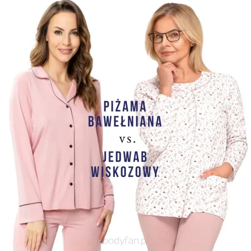 Piżama bawełniana vs. jedwab wiskozowy – co wybrać?