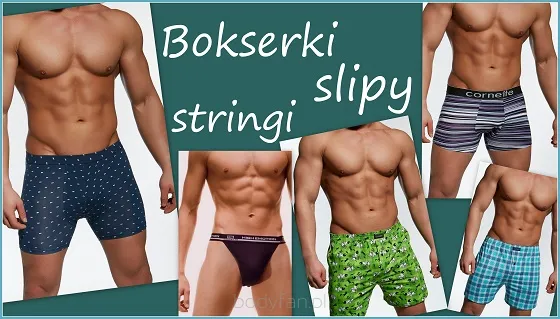 Bokserki slipy stringi
